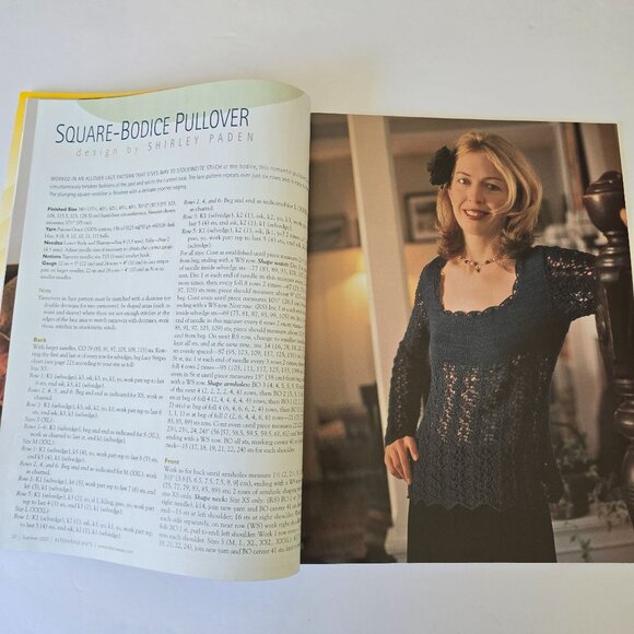 Interweave Knits Summer 2003 Magazine Featuring Knitting Patterns & Techniques F - Picture 5 of 16